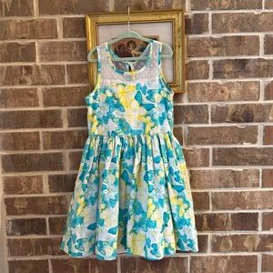 Younghearts floral and butterfly dress